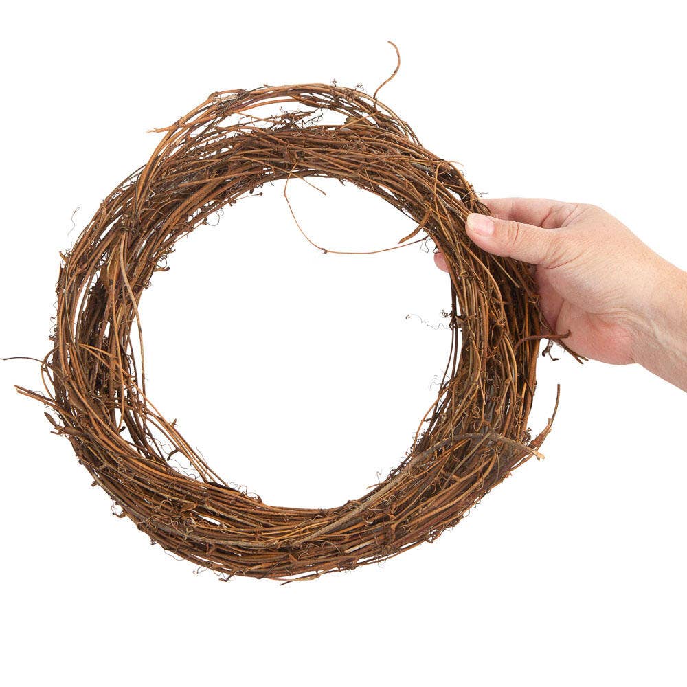 Factory Direct Craft – wholesale Wreath – 15' Thin Dried Natural Grapevine Twig Garland2