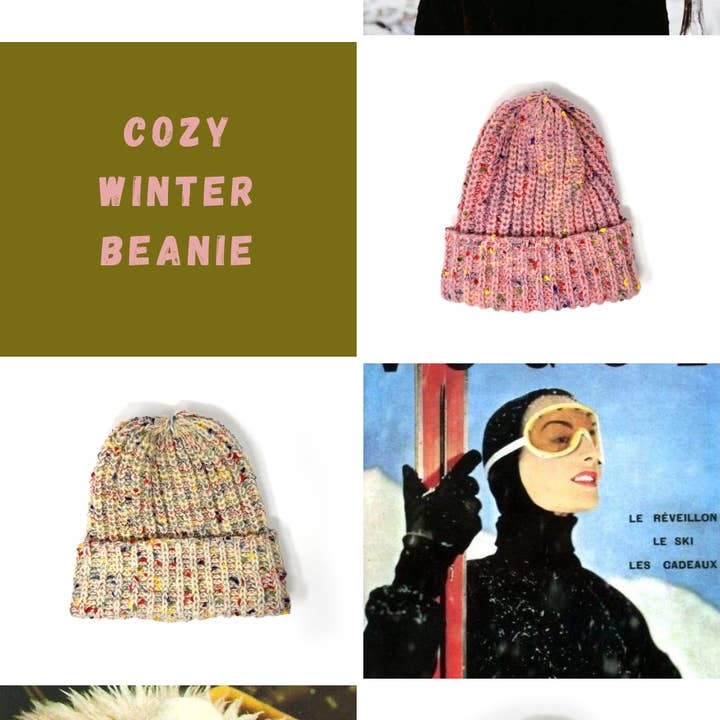 Rainbow Unicorn Birthday Surprise - Wholesale Beanie - Women's - Pebble Speckled Beanie – Cozy & Stylish for Cold Weather5