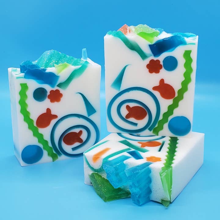 "Tropical Escape" Allini Handcrafted Soap for wholesale by Allini Handcrafted Soap