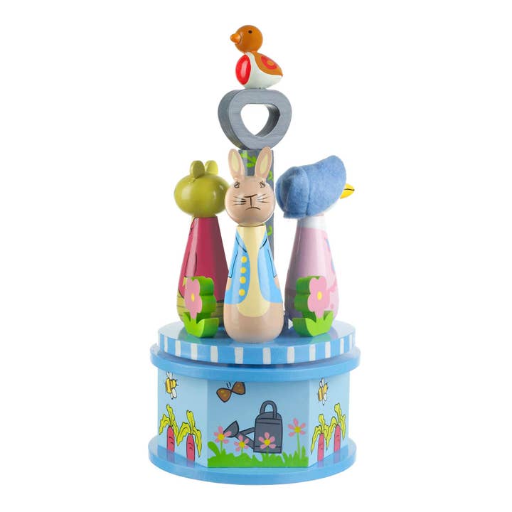 Orange Tree Toys - Wholesale Wood Toy - Kids - Peter Rabbitâ„¢ Wooden Musical Carousel