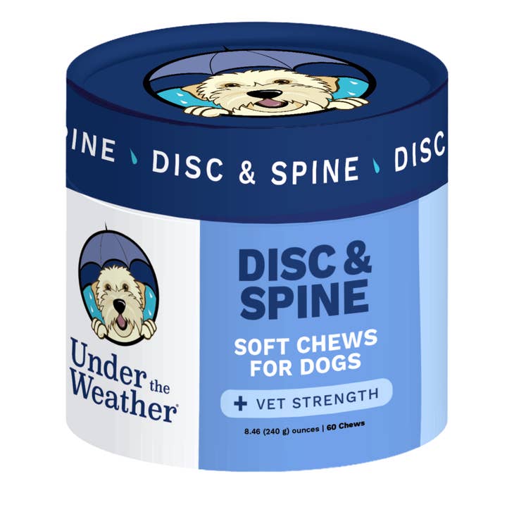 Disc and Spine Soft Chews for Dogs for wholesale by Under the Weather Pet