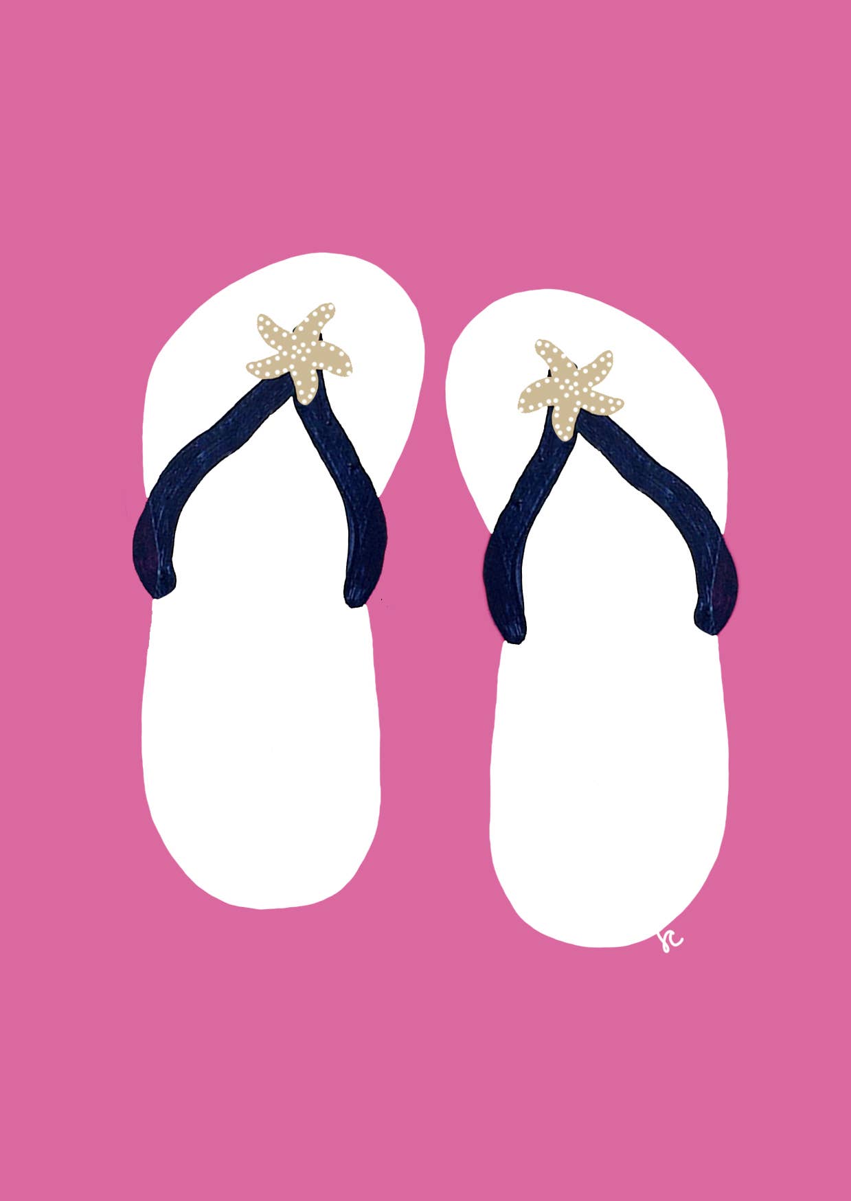 Citrus Daisy - Wholesale Everyday Greeting Card - Flip Flops Card0