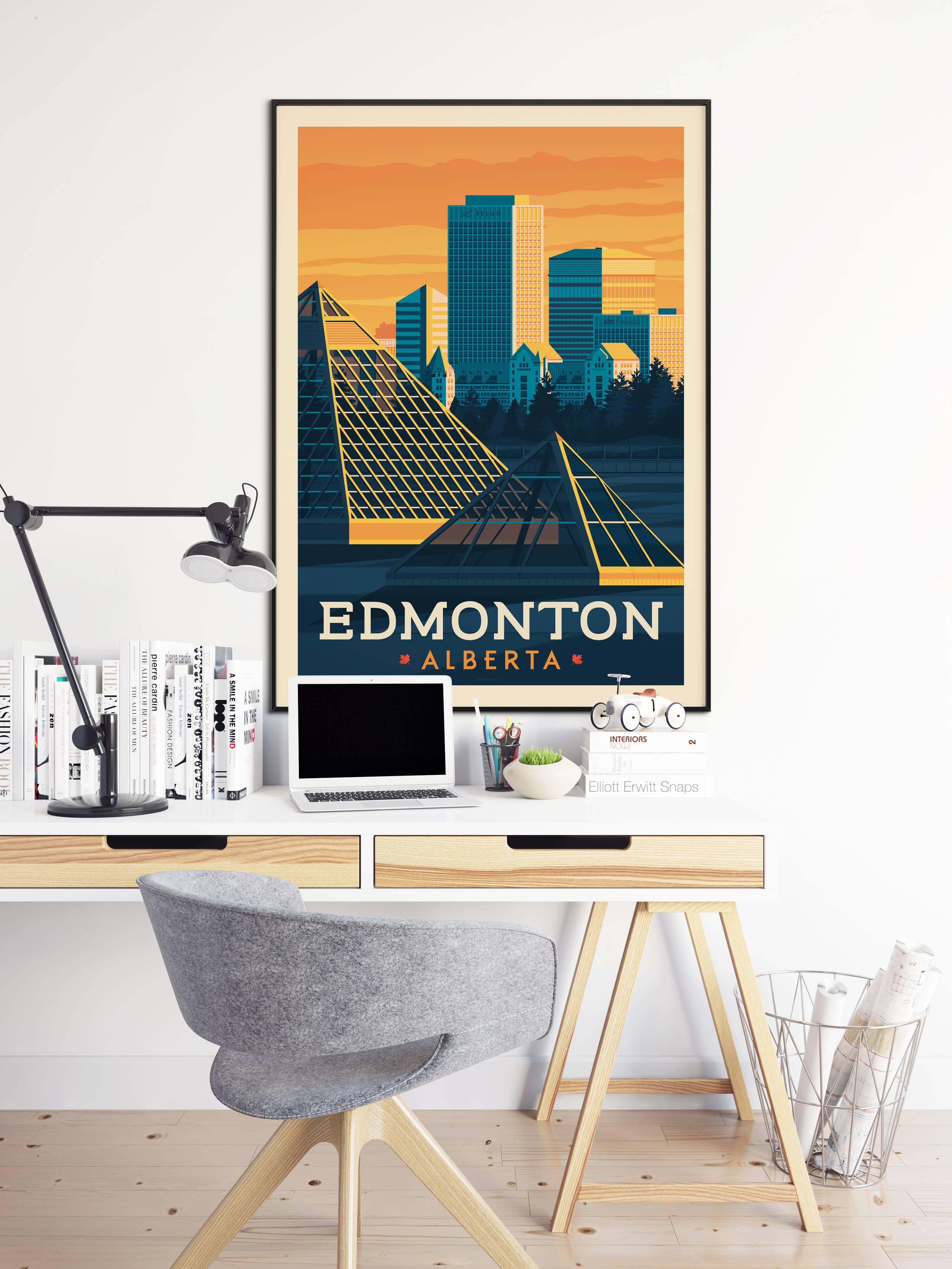 Olahoop Travel Posters - Wholesale Poster - Edmonton Alberta - Canada travel poster5