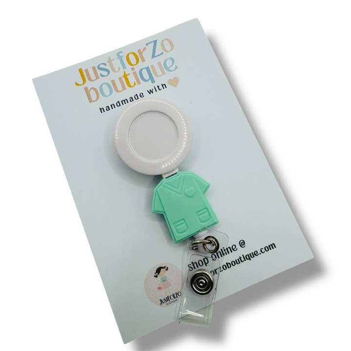 Scrubs Badge Reel, Nurses, Hospital, Medical, Healthcare. for wholesale by JustforZo boutique, Inc.