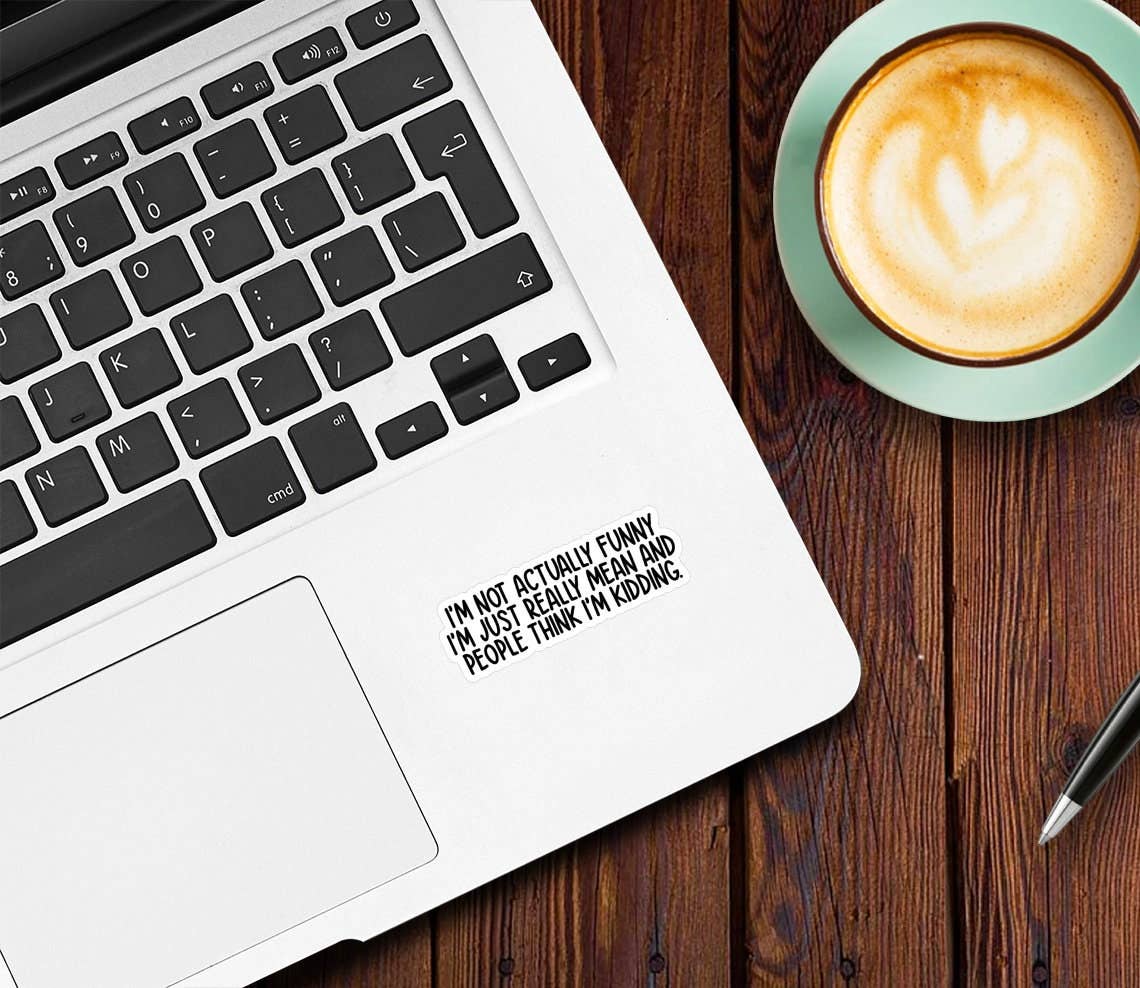 Sticker Horse - Venta al por mayor Pegatina - Pegatina sarcástica «No soy realmente divertida»1