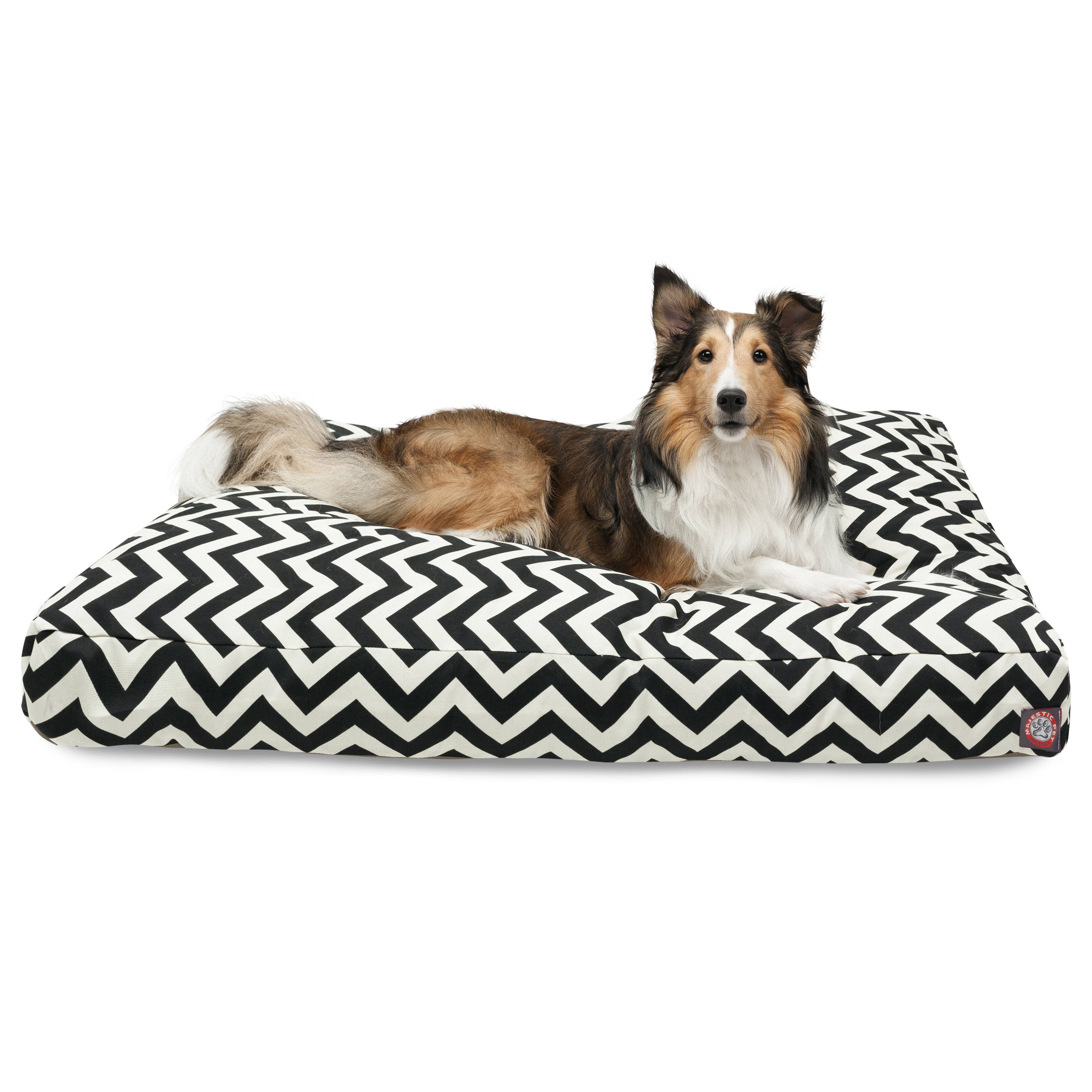 Majestic Pet Products – cama - Cão por atacado – Cama retangular para cães Chevron73