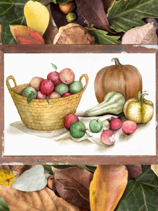 Autumn Still Life Art print for wholesale by Emilia Rose Artwork LLC