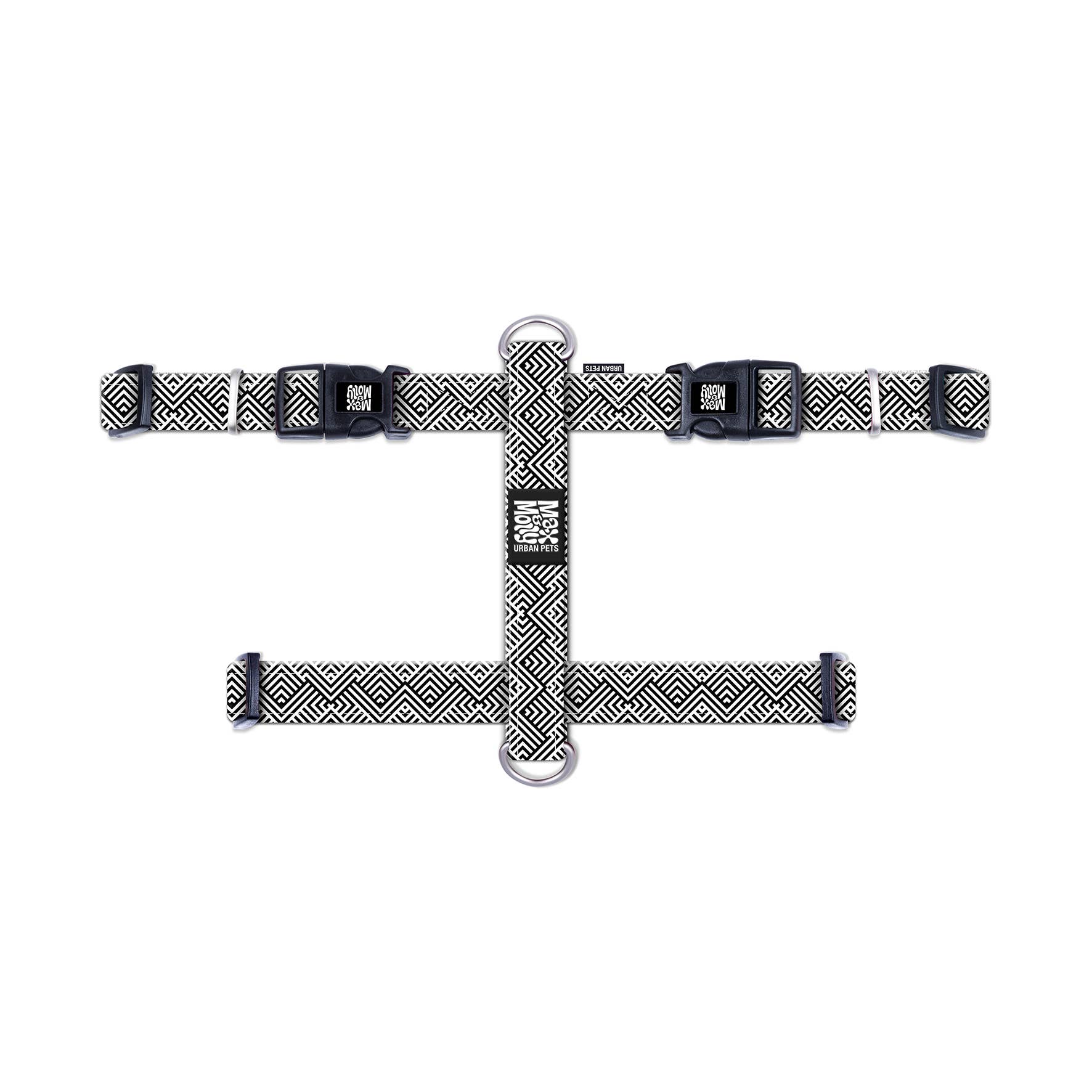Max & Molly – Engroshandel Kæledyrssele – Hund – Hund H-sele - Mykonos Sort3