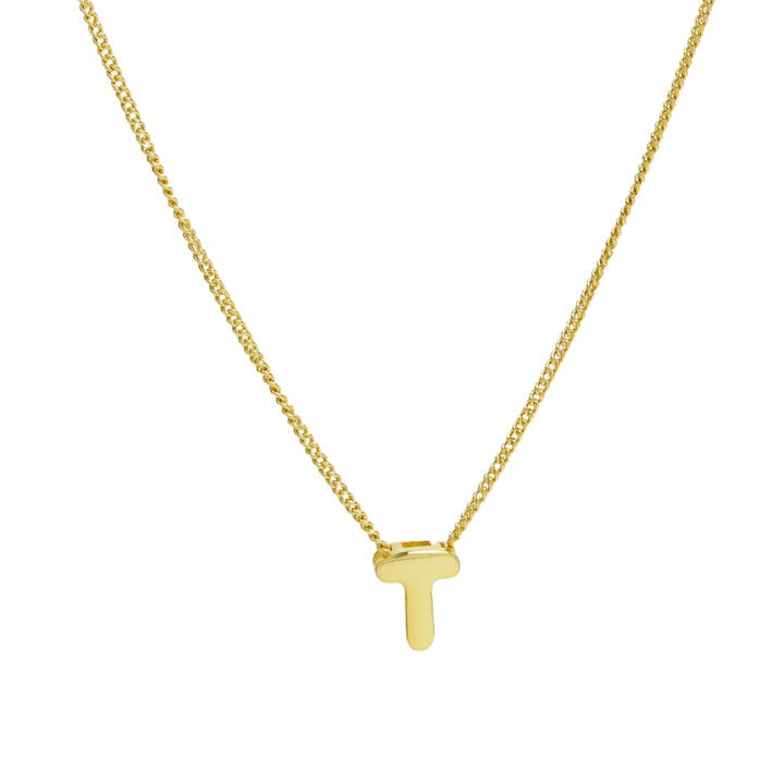 Savvy Bling - Wholesale Pendant/Charm Necklace - Custom Initial or Custom Name Slider Necklace18