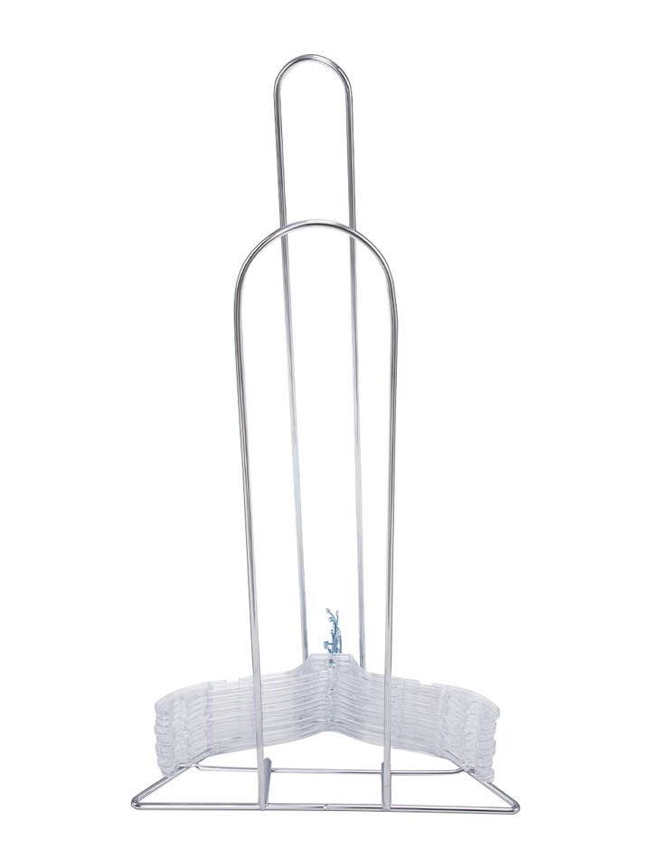 Chrome Wire Hanger Stacker for wholesale by Store Supply Warehouse