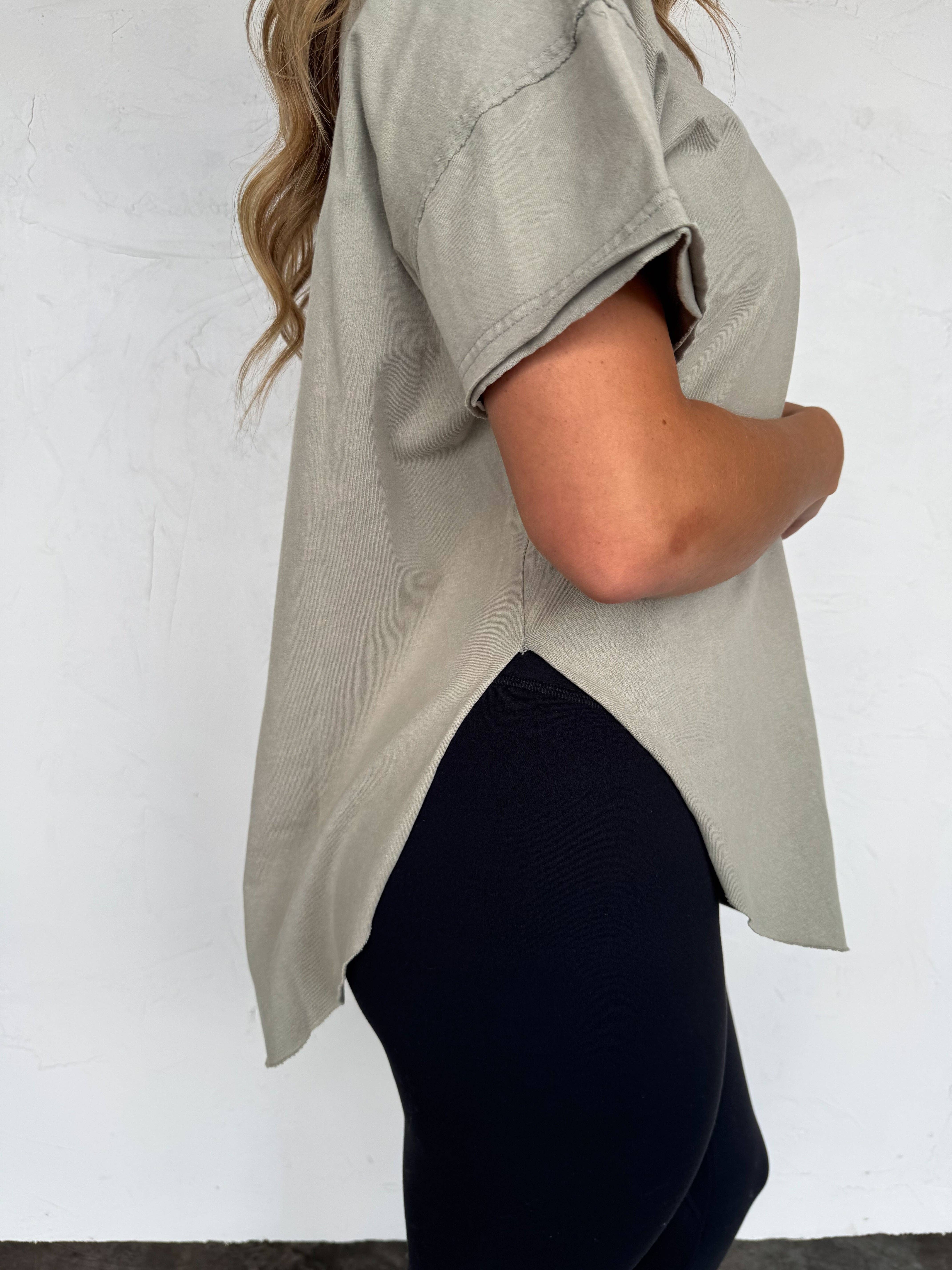 BLAKELEY - Wholesale T-Shirt - Women's - NEW COLORS- JOEY WASHED COTTON BOYFRIEND TEE7