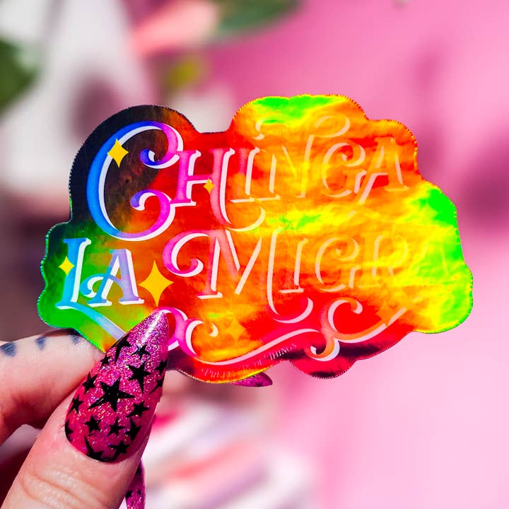 Pretty Rude Things - Wholesale Sticker - Chinga La Migra, F*ck ICE, Pro Immigration Sticker6