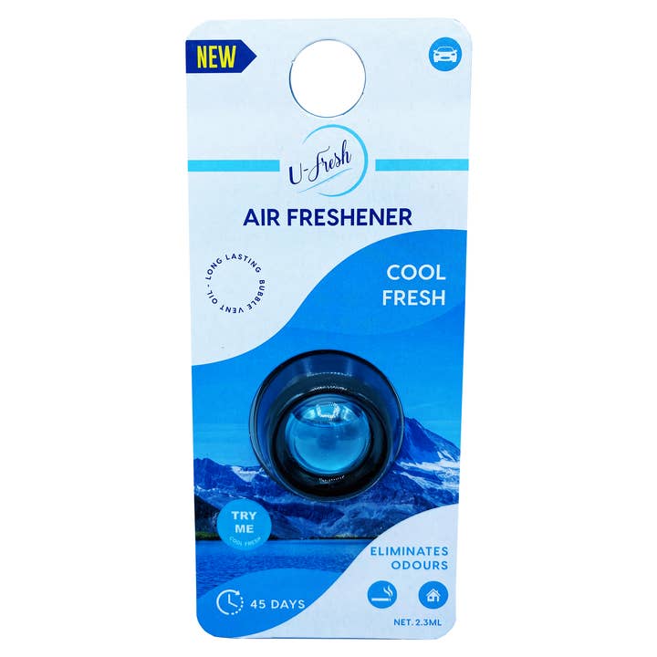 U färsk bubbla cool färsk bil fräschare för wholesale av Exus & co