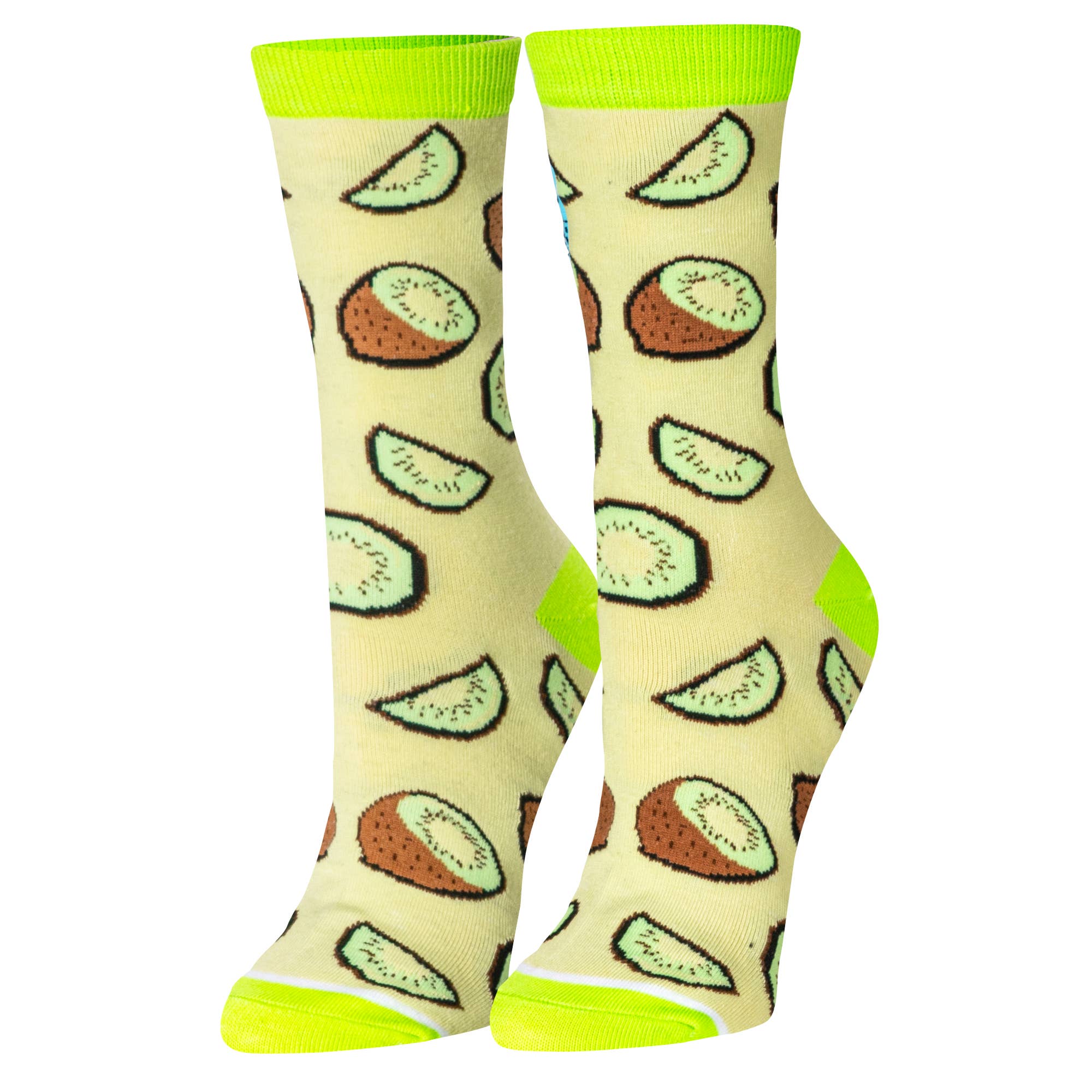 Crazy Socks - Wholesale Socks - Women's - Kiwi- Womens Crew Folded0