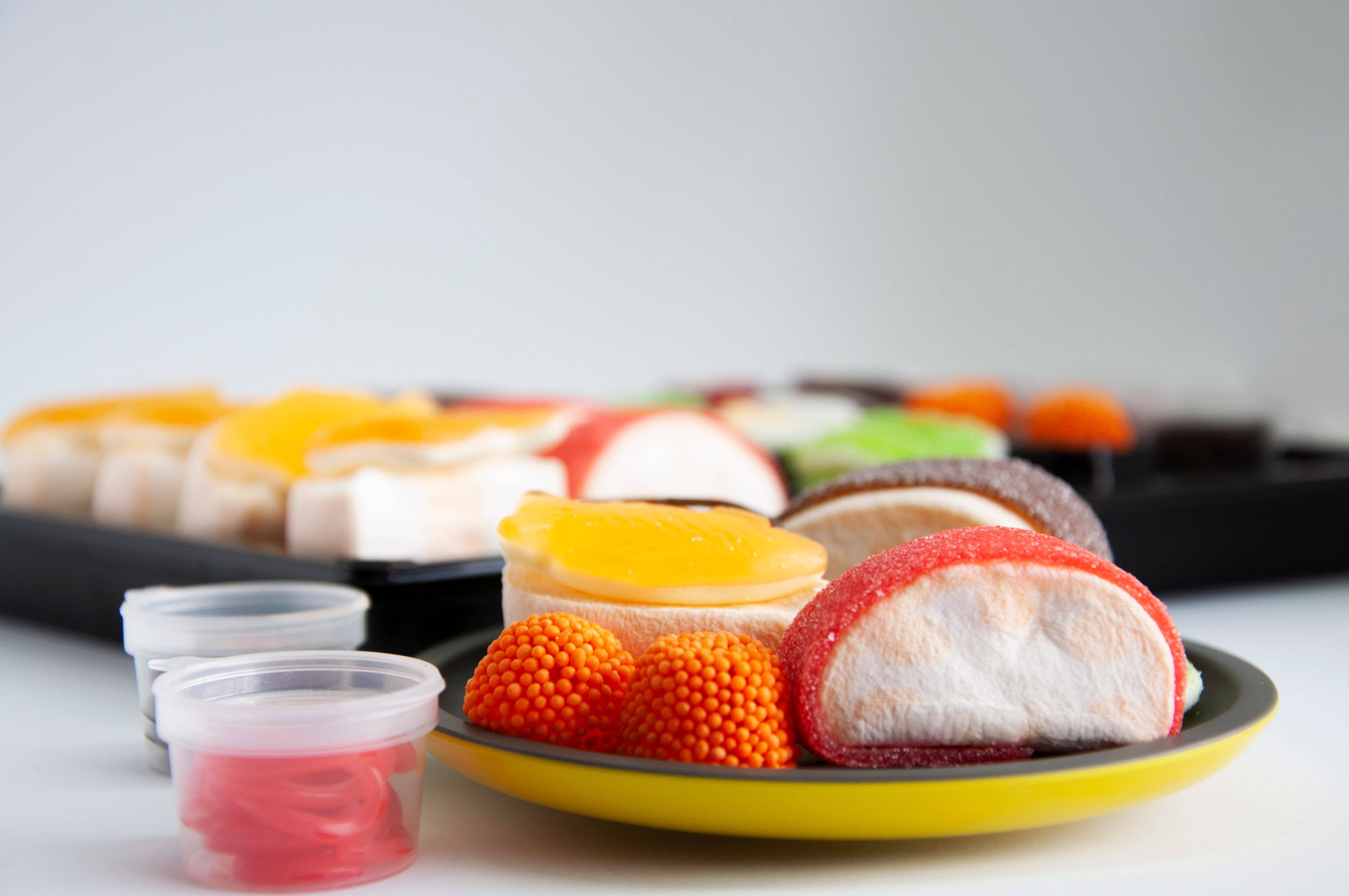 Grandpa Joe's Candy Shop - Wholesale Gummy - Raindrops Gummi Sushi, 3.00oz, 12ct Case4