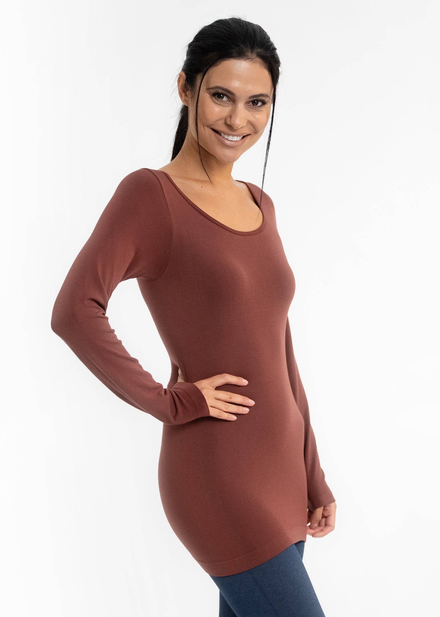 ELIETIAN - Vendita all'ingrosso Maglietta - Donna - Manica Lunga Reversibile62