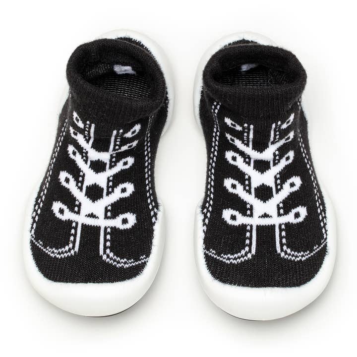Komuello first walker baby sock shoes-Sneakers - Black for wholesale by Komuello
