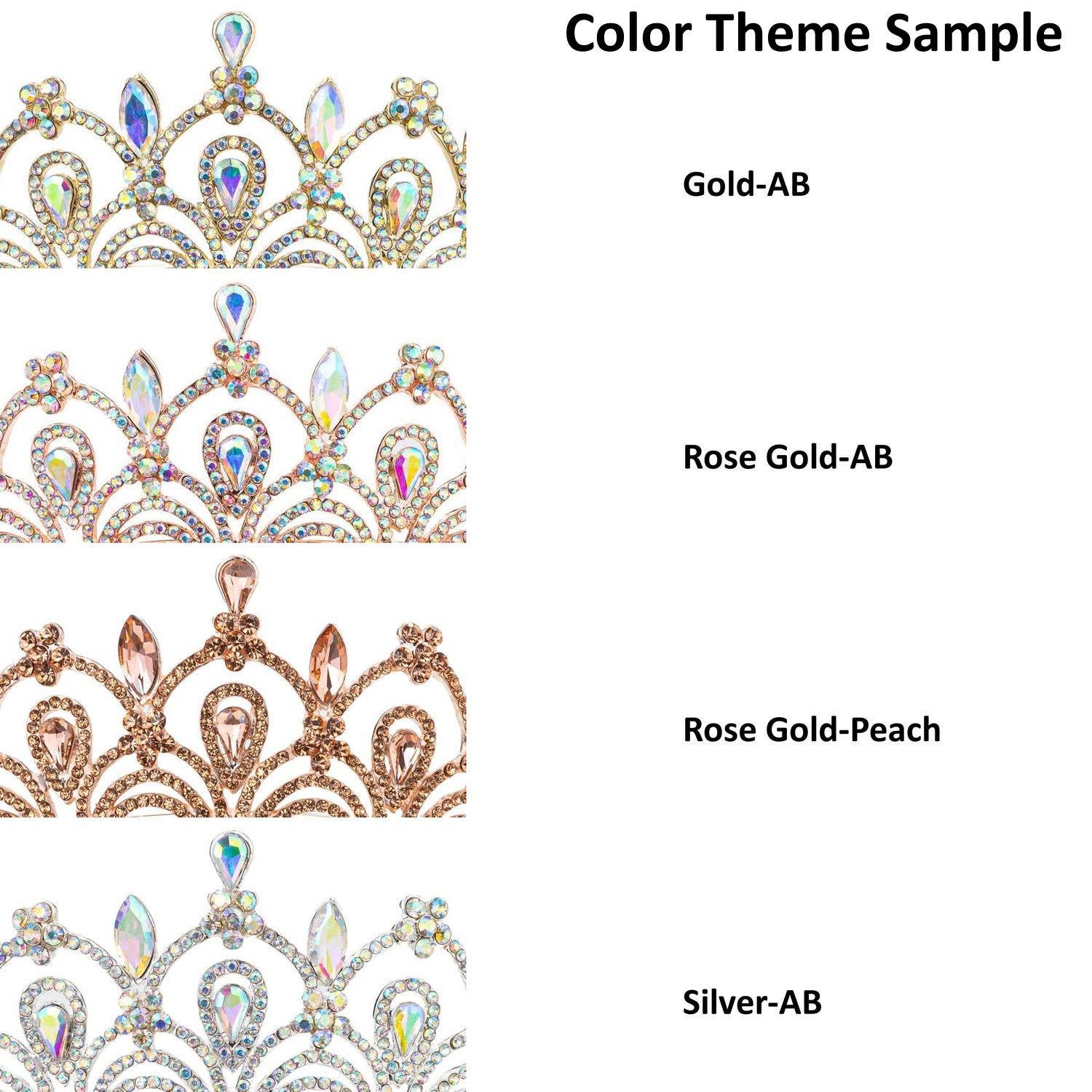 Diacly - Vente Épingles à cheveux - Série de peignes à cheveux à thème nuptial Flower3