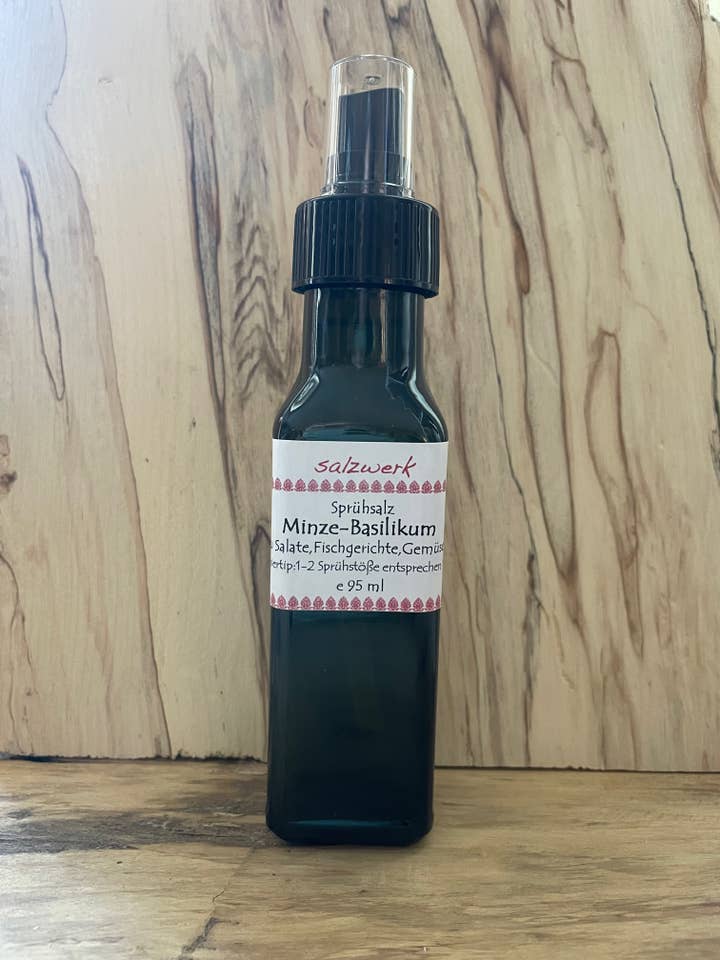 “Mint-basil” spray salt for wholesale by Salzwerk Berlin