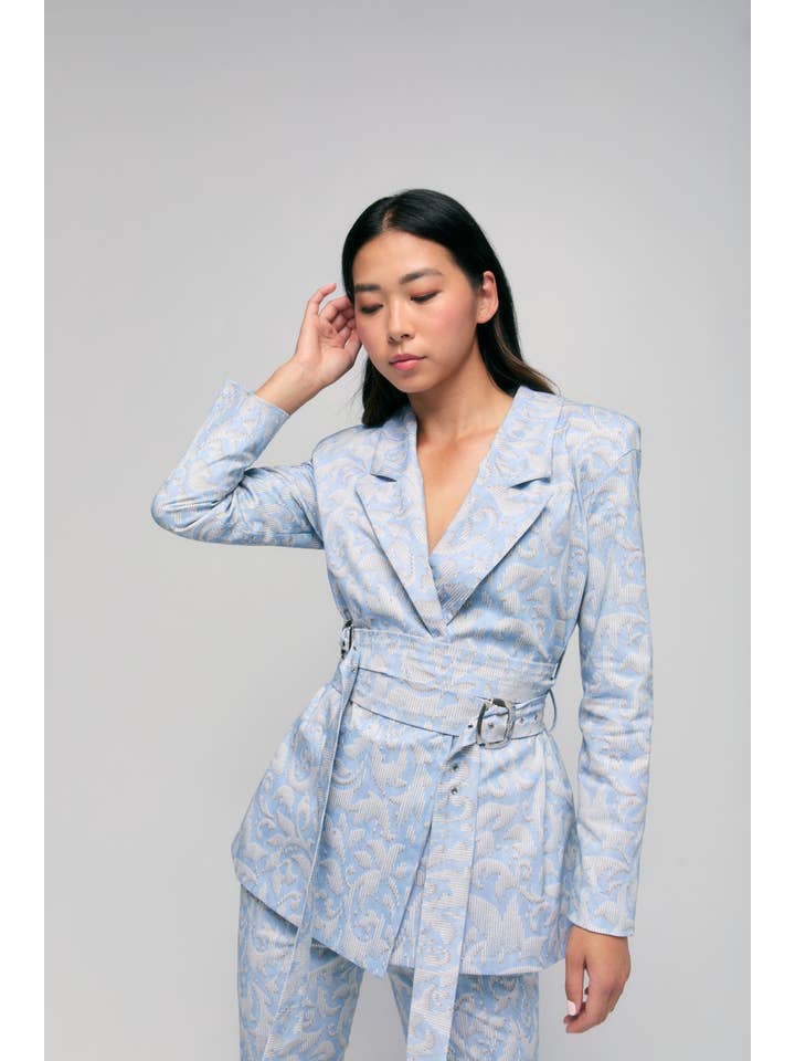 Hilary MacMillan - Wholesale Blazer - Women's - Twill Double Breasted Boyfriend Blazer2