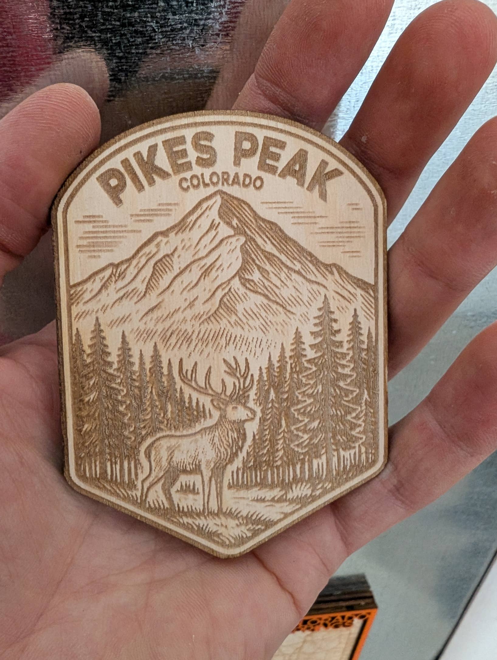 Orion Laser Creations - Wholesale Magnet - Handcrafted Wooden Patch Magnet – Custom Location & Design4