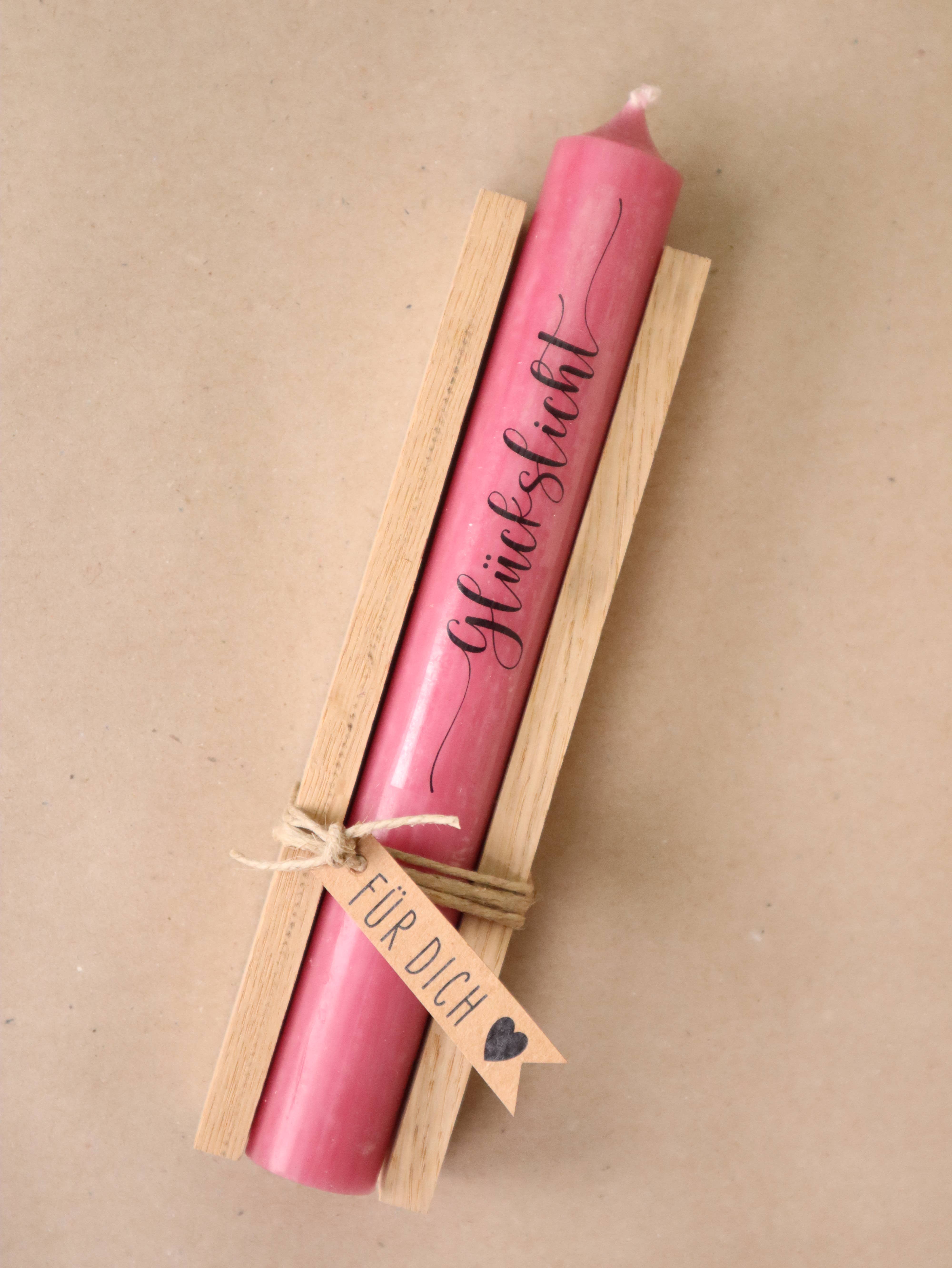 isaMi - Wholesale Tapered Candle/Candlestick - “Glückslicht” candle - best seller gift | women2