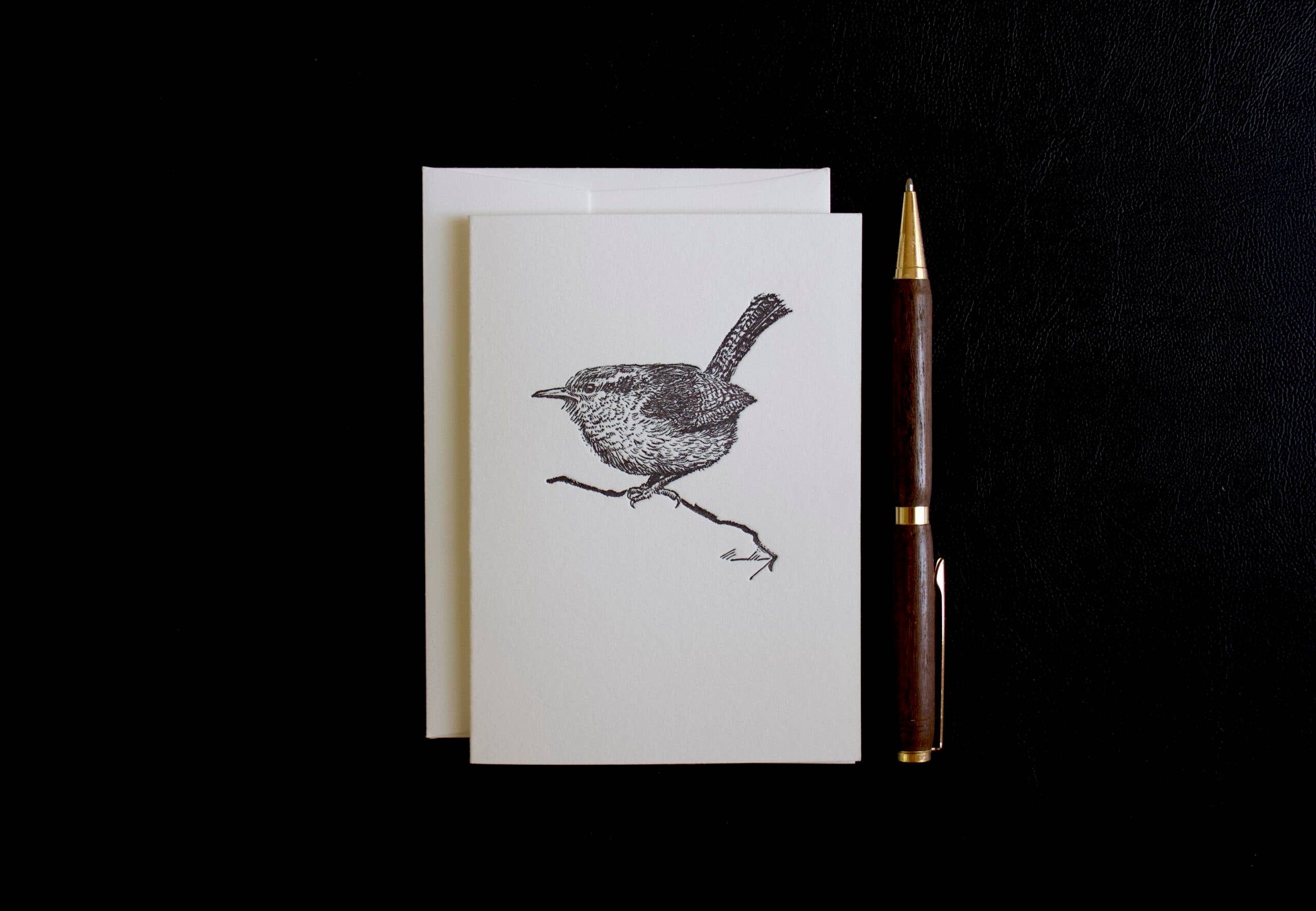 Ancesserie Letterpress - Wholesale Stationery/Notecard Set - Wren Note Cards