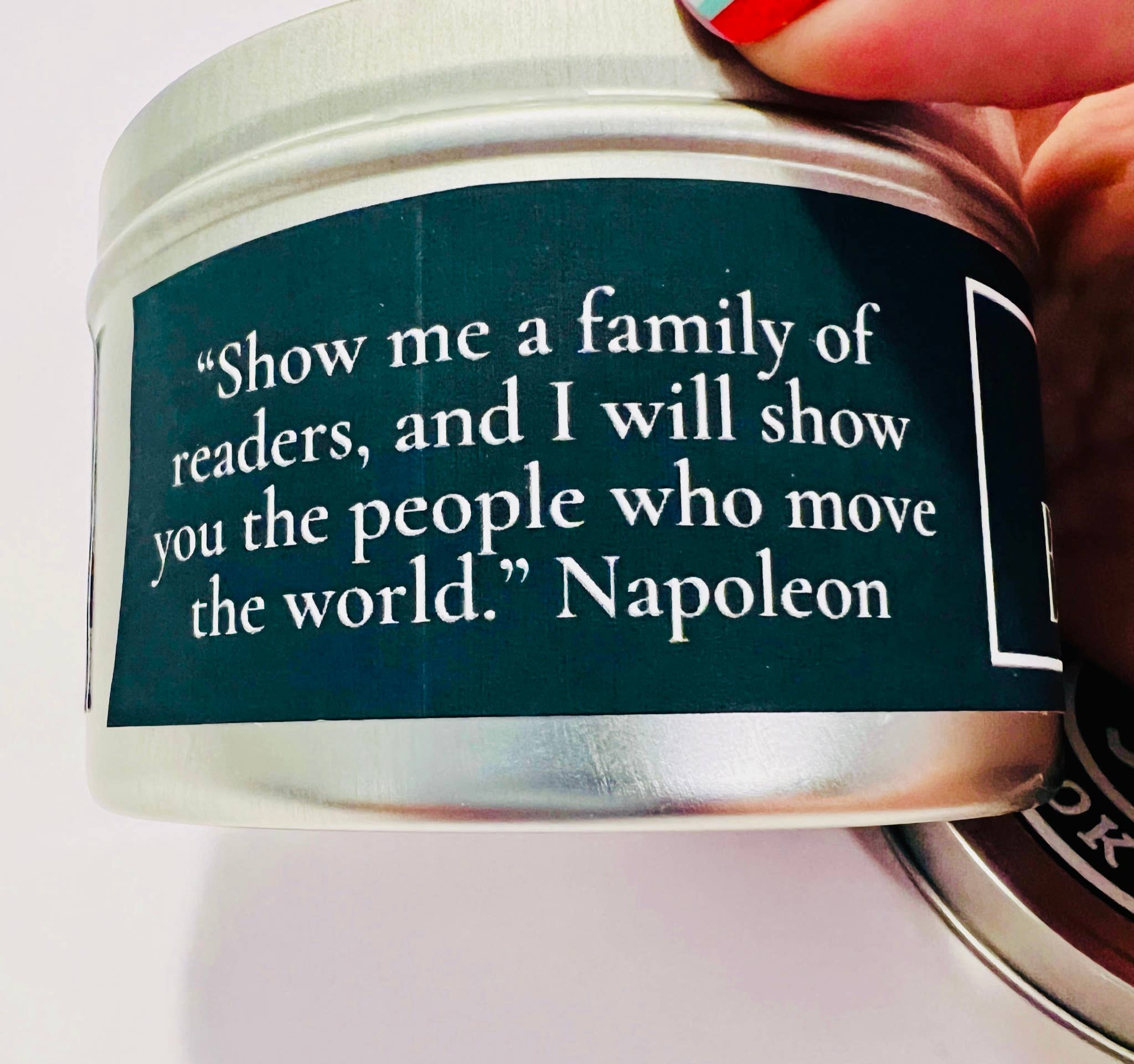 NovelTea Bookstore & Gifts - Wholesale Travel Candles - Old Bookstore - Leather & Coffee Scented Black Label Candle4