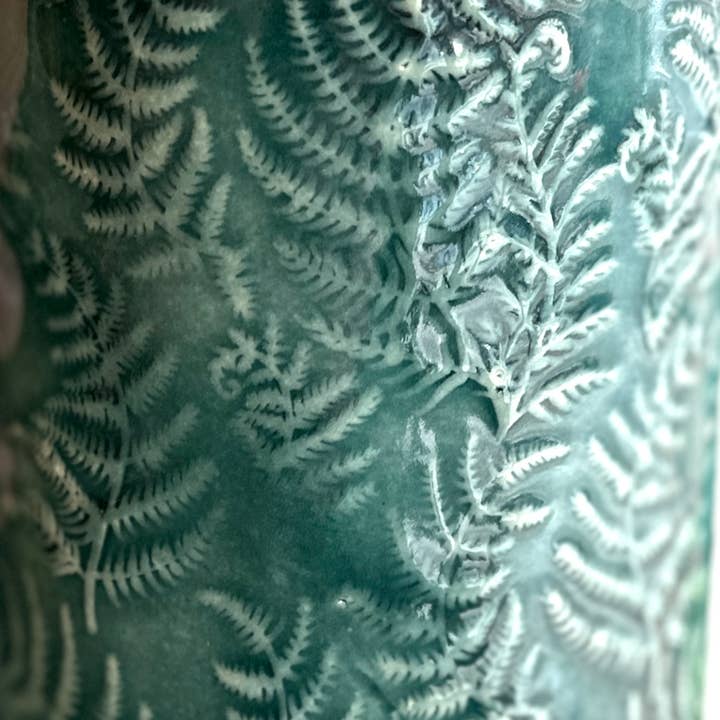 Daisy Jack Studios - Wholesale Coffee Mug - Fiddlehead Fern Ceramic Mug | Rainforest 1