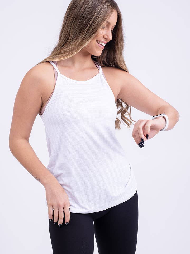 גופית ספגטי רשת דקה לבן for wholesale by raven