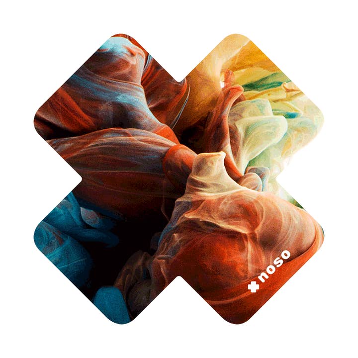 Noso Patches – Großhandel Aufnäher – Tintentropfen Rote Felsen