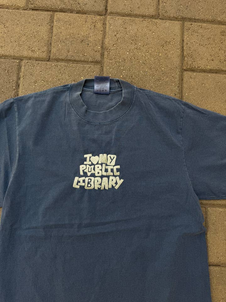 I Love My Public Library Unisex T Shirt for wholesale by Threads By Tie