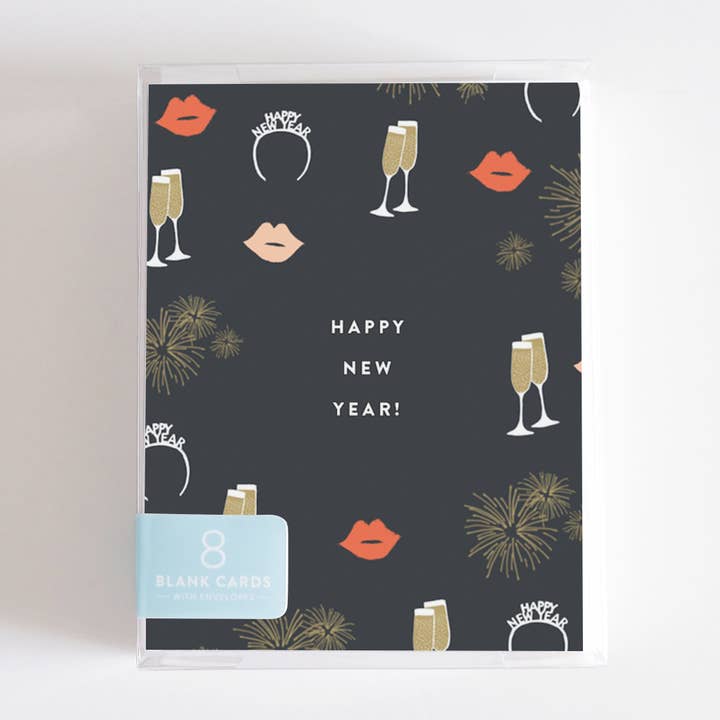 Felice Anno Nuovo - Set in scatola per la vendita all'ingrosso da parte di Joy Paper Co.