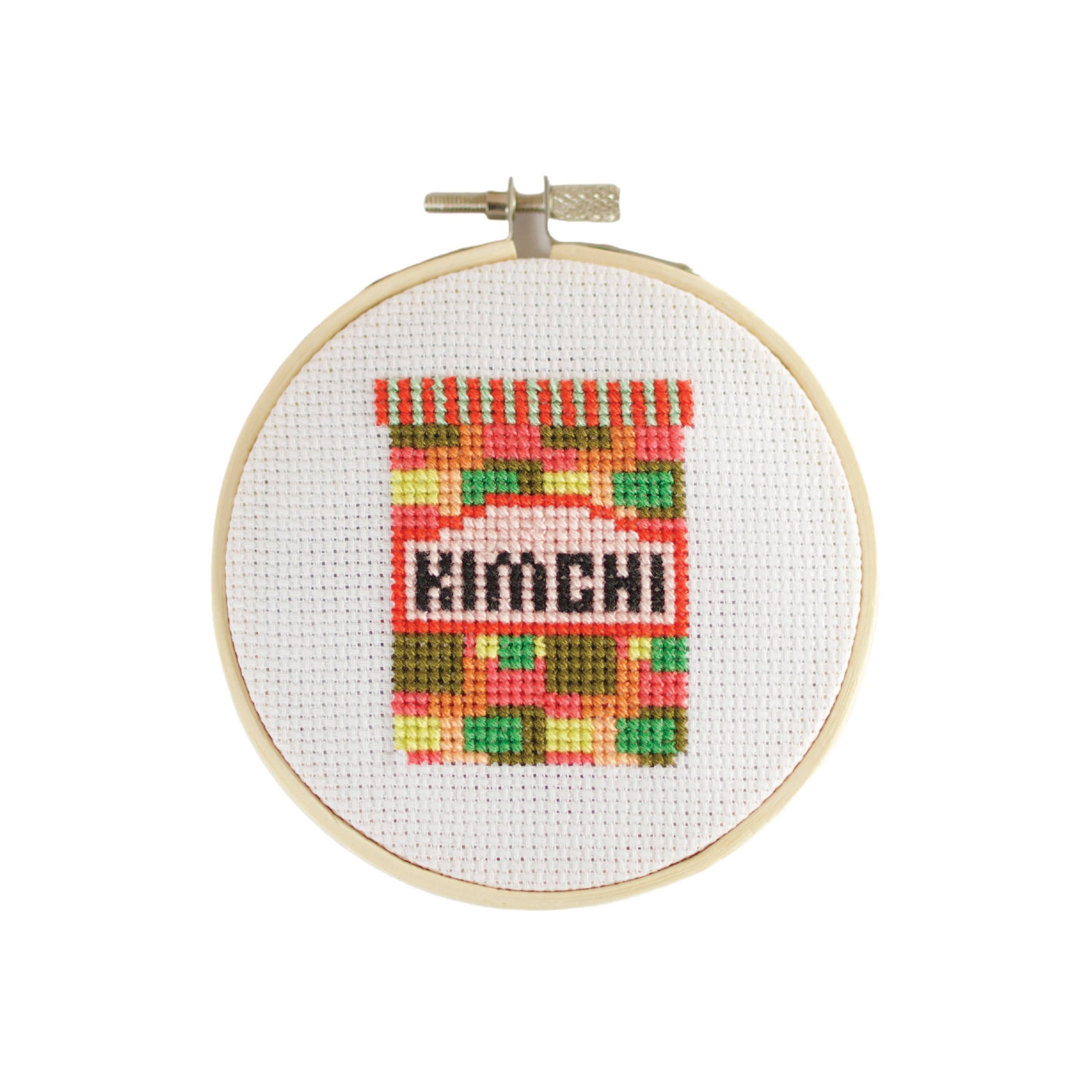 Cotton Clara Craft Kits & Supplies - Wholesale DIY Craft Kit - Kimchi Cross Stitch Kit7