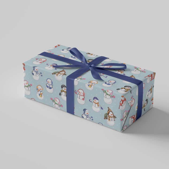 Deck & Adorn - Wholesale Wrapping Paper Roll - Snow Daze Wrapping Paper | 3 Sheets, 20" x 29"1