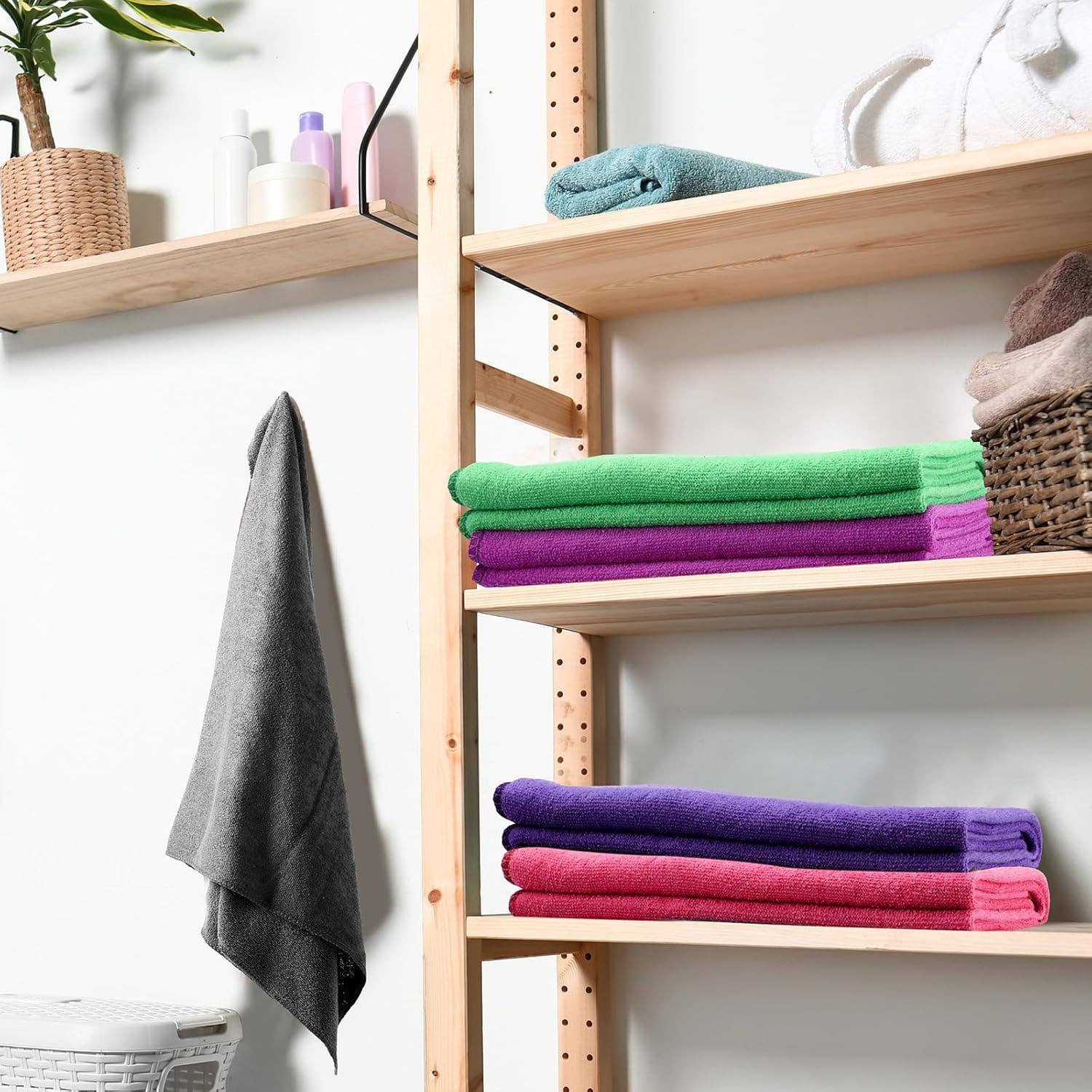 Crover - Wholesale Towel Set - Bleach Proof Salon Hand Towels Microfiber - Assorted Colors6