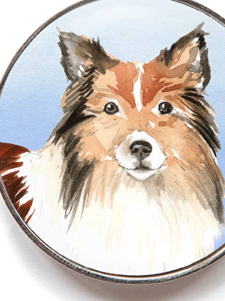 Shetland Sheepdog Smart Dog Tag for wholesale by WagATudeTags