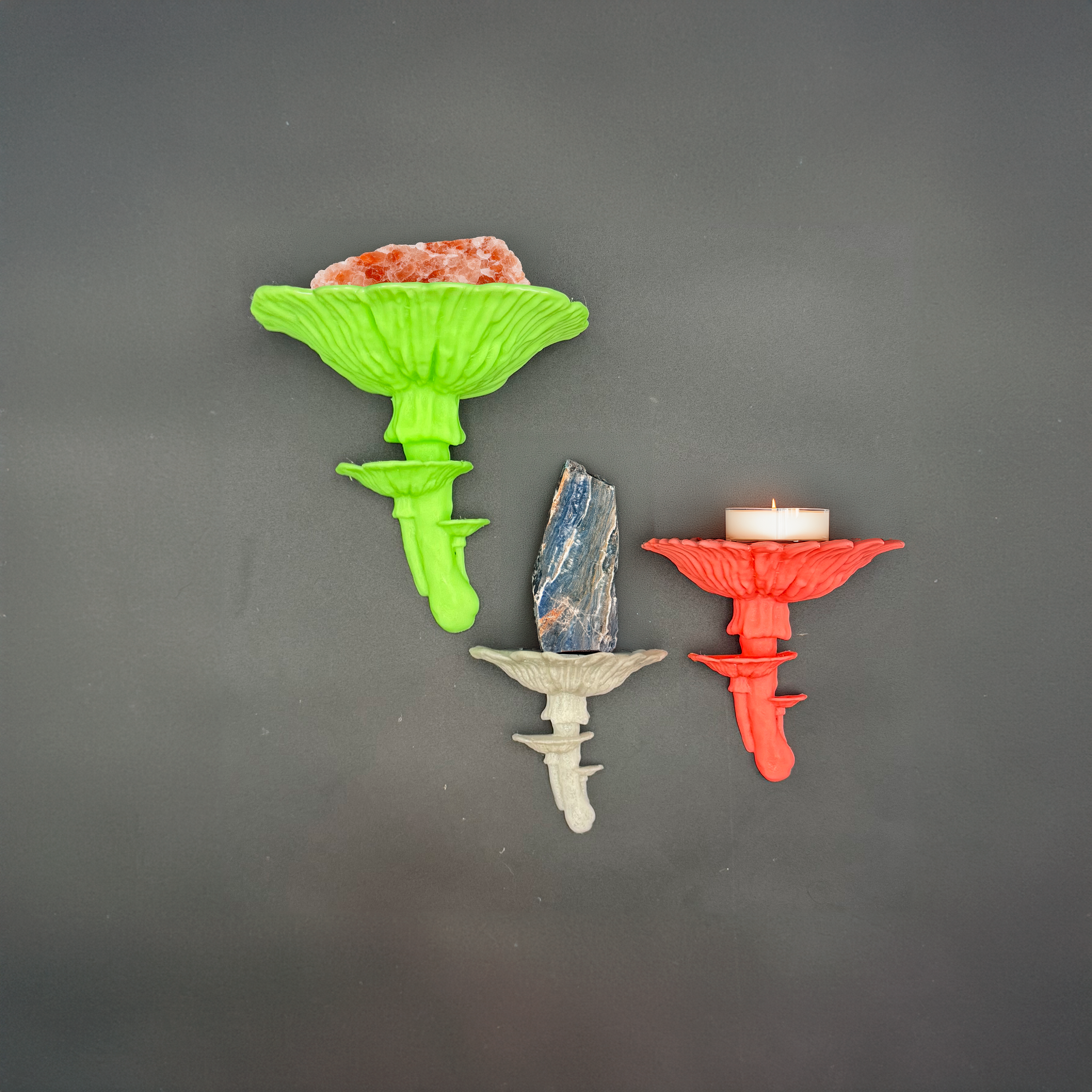 Brehmwood Creative - Wholesale Wall Mounted Shelf - Amanita Fungi Glowing Floating Shelf | Unique Decor Accent That Illuminates Your Space7