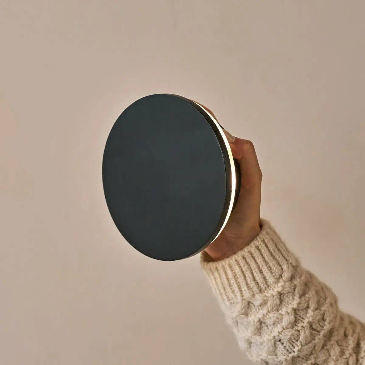 Tavellio - Wholesale Sconce - Lou Black Cordless Wall Light | Rechargeable & Dimmable with Touch Control – 2700K Warm Light1