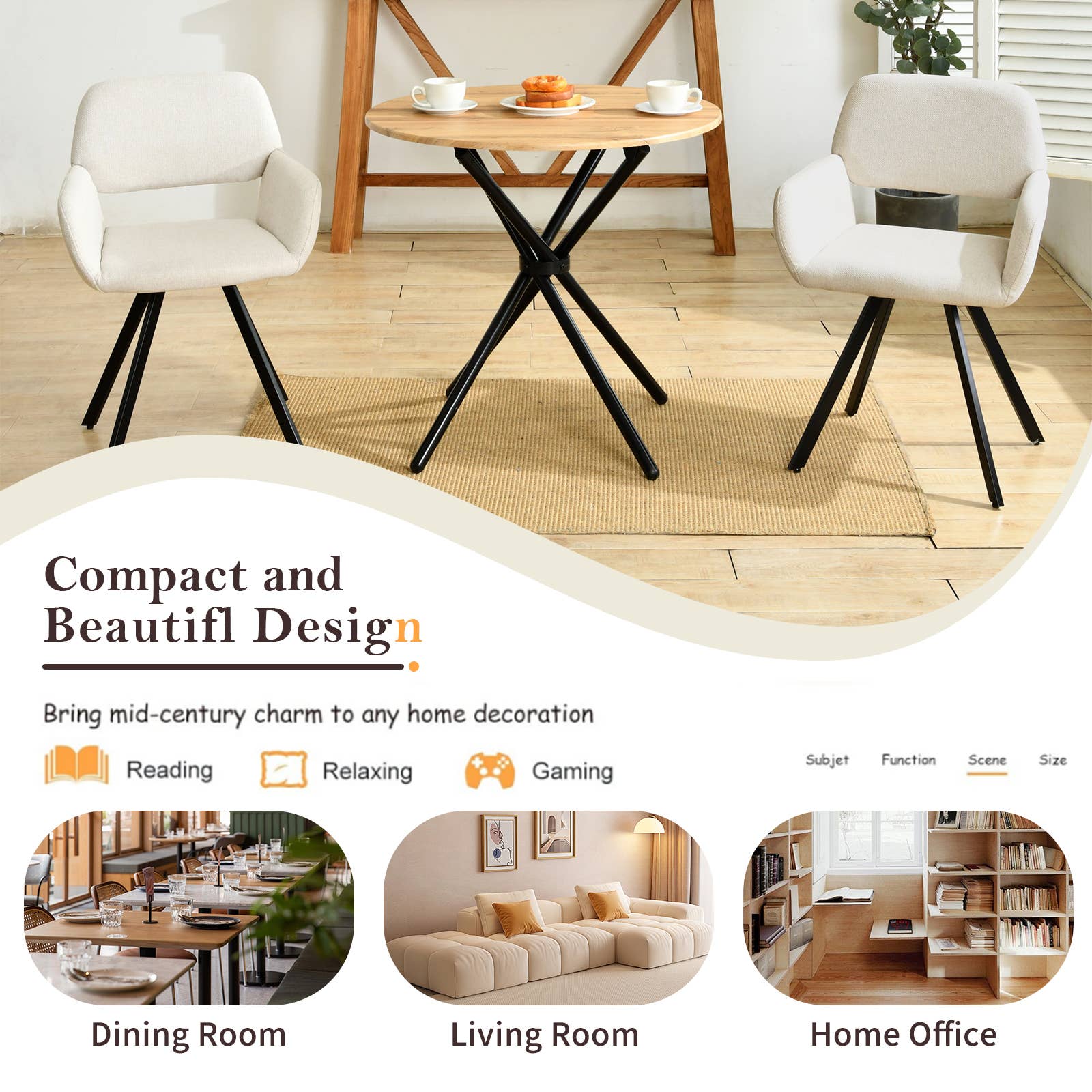 HOMYCASA DESIGN INC - Wholesale Patio Set - 3-Piece Breakfast Table Set Round Table with 2 Swivel Chairs15