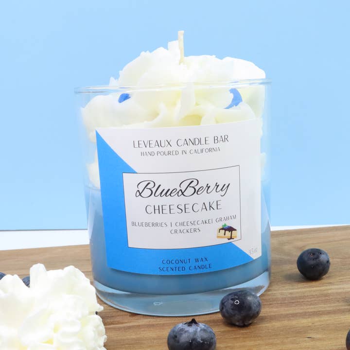BlueBerry Cheesecake for wholesale by Leveaux Candle Bar