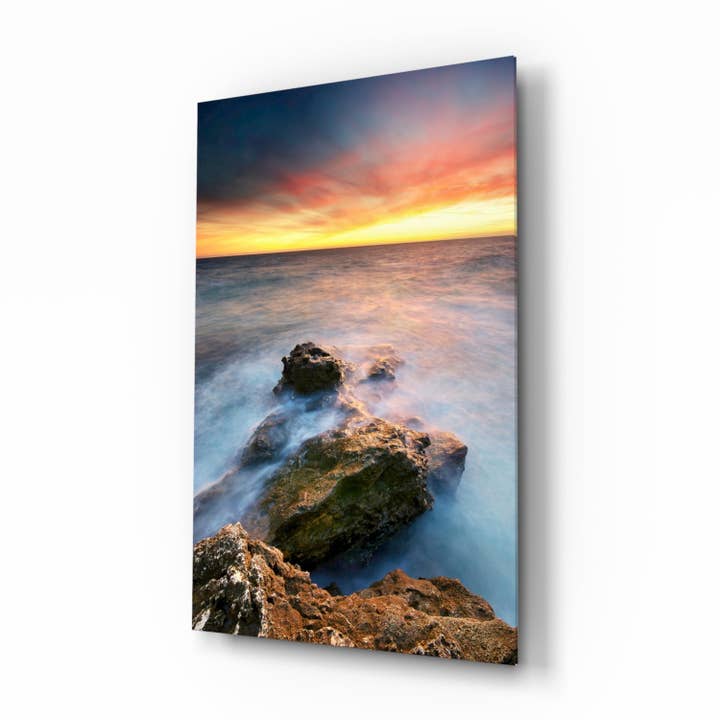 Sunset Glass Wall Art for wholesale by Insigne