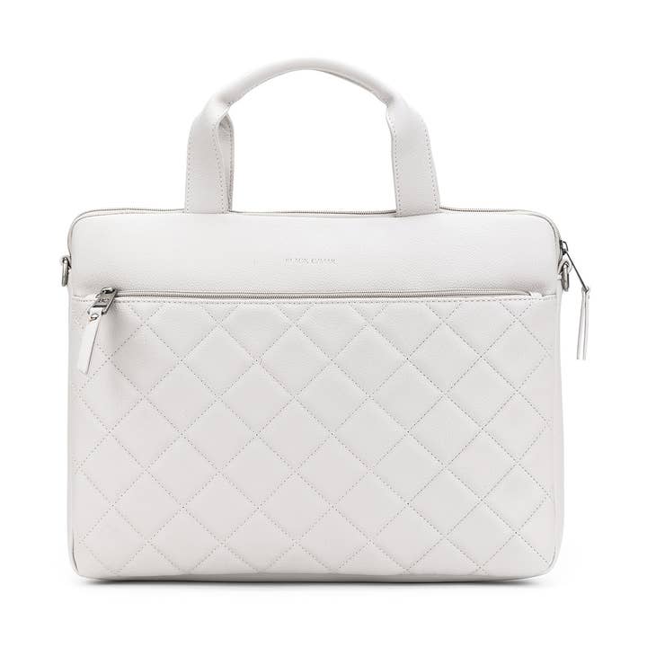 Charlie Oatmeal Computer Bag for wholesale by BLACK CAVIAR DESIGNS