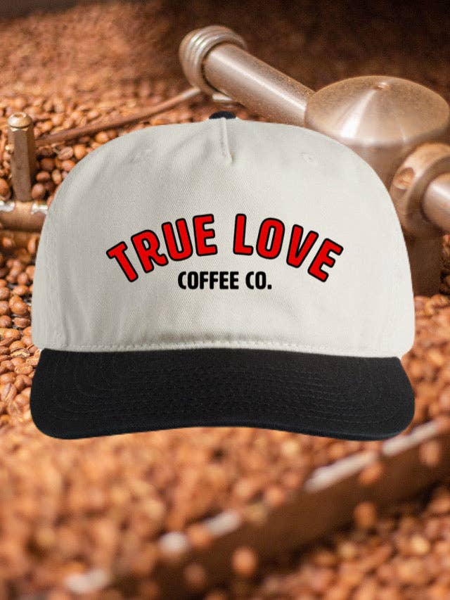 Black and Natural cap for wholesale by True Love Coffee Co.