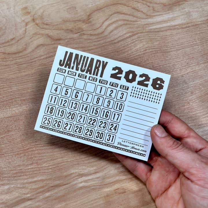 Pioneer House (formerly Yee-Haw) - Wholesale Calendar - 2026 Thirsty Devil Mini Calendar8