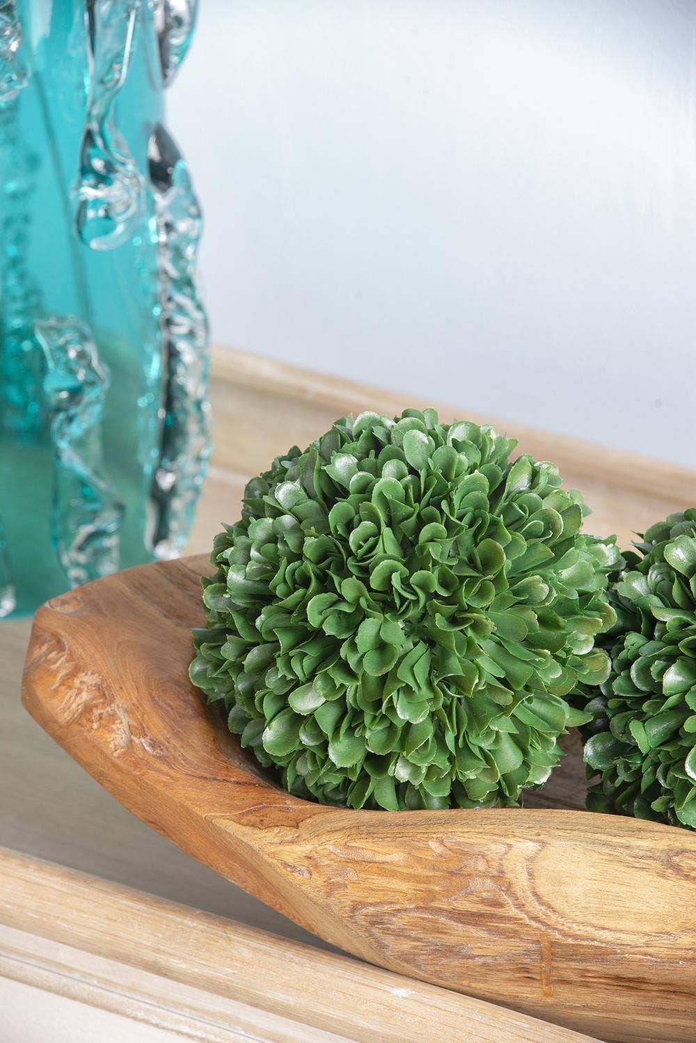 A&B Home Group Inc. - Wholesale Artificial Plant - D5" Artificial Boxwood Topiary Ball - Green2