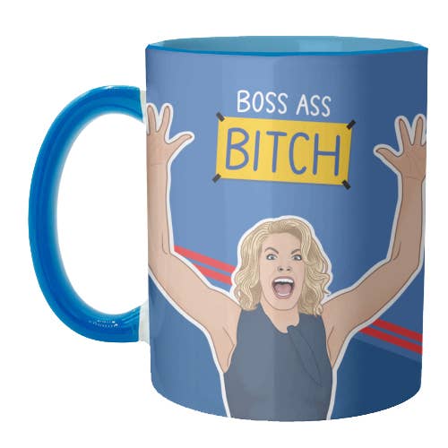 ART WOW - Wholesale Coffee Mug - Mugs 'Boss ass Bitch Ted Lasso'