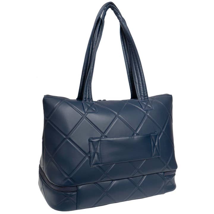 Magid - Wholesale Weekender bag – women's - Max Studio 21 Inch Lamby Diamond Quilted Drop Bottom Duffle Bag4