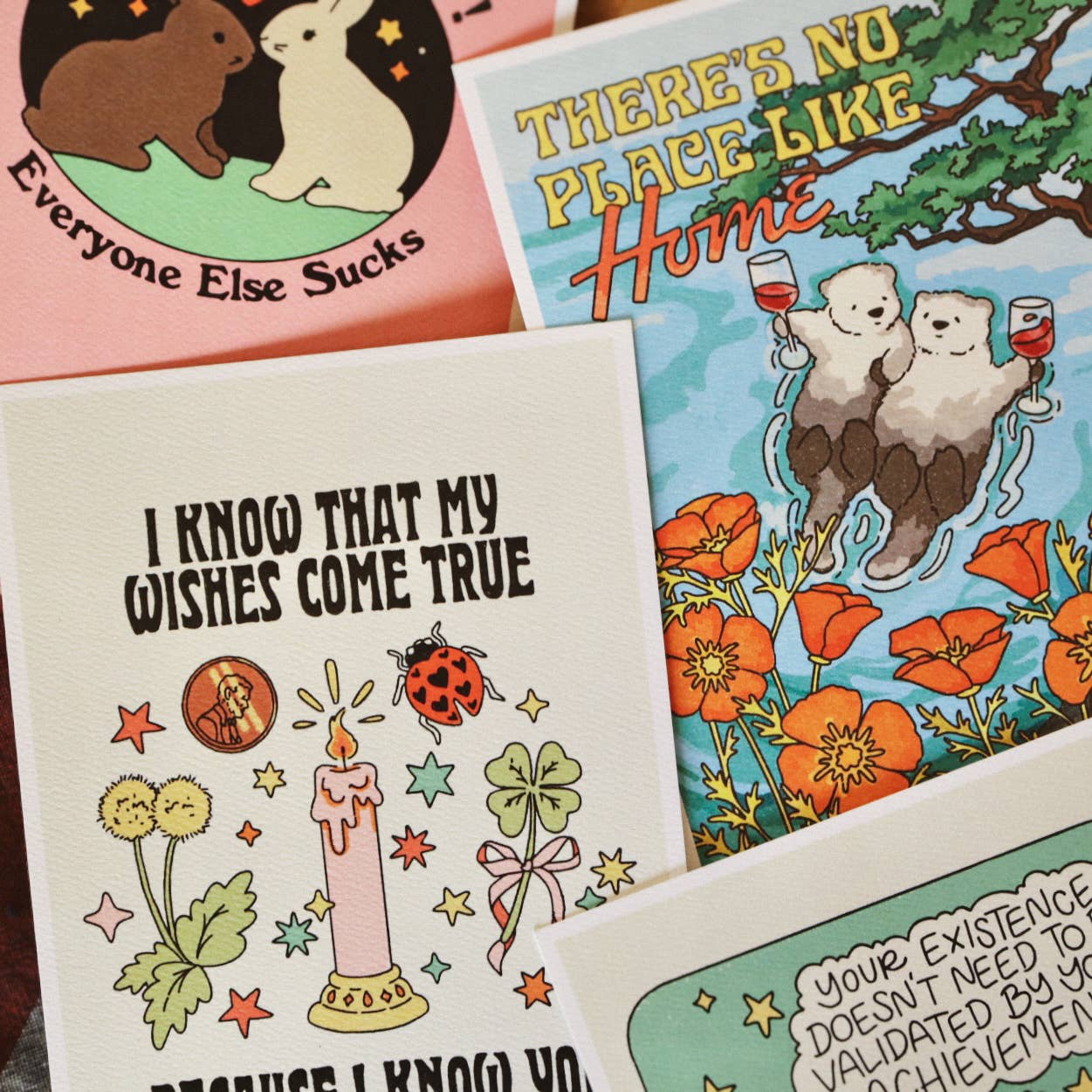 Exquisite Paradox - Wholesale Art Print - best bunnies 5"x7" mini art print2