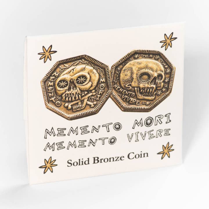 Shire Post Mint - Venta al por mayor Moneda/objeto de coleccionista - Moneda de bronce Memento Mori/Memento Vivere Reminder4